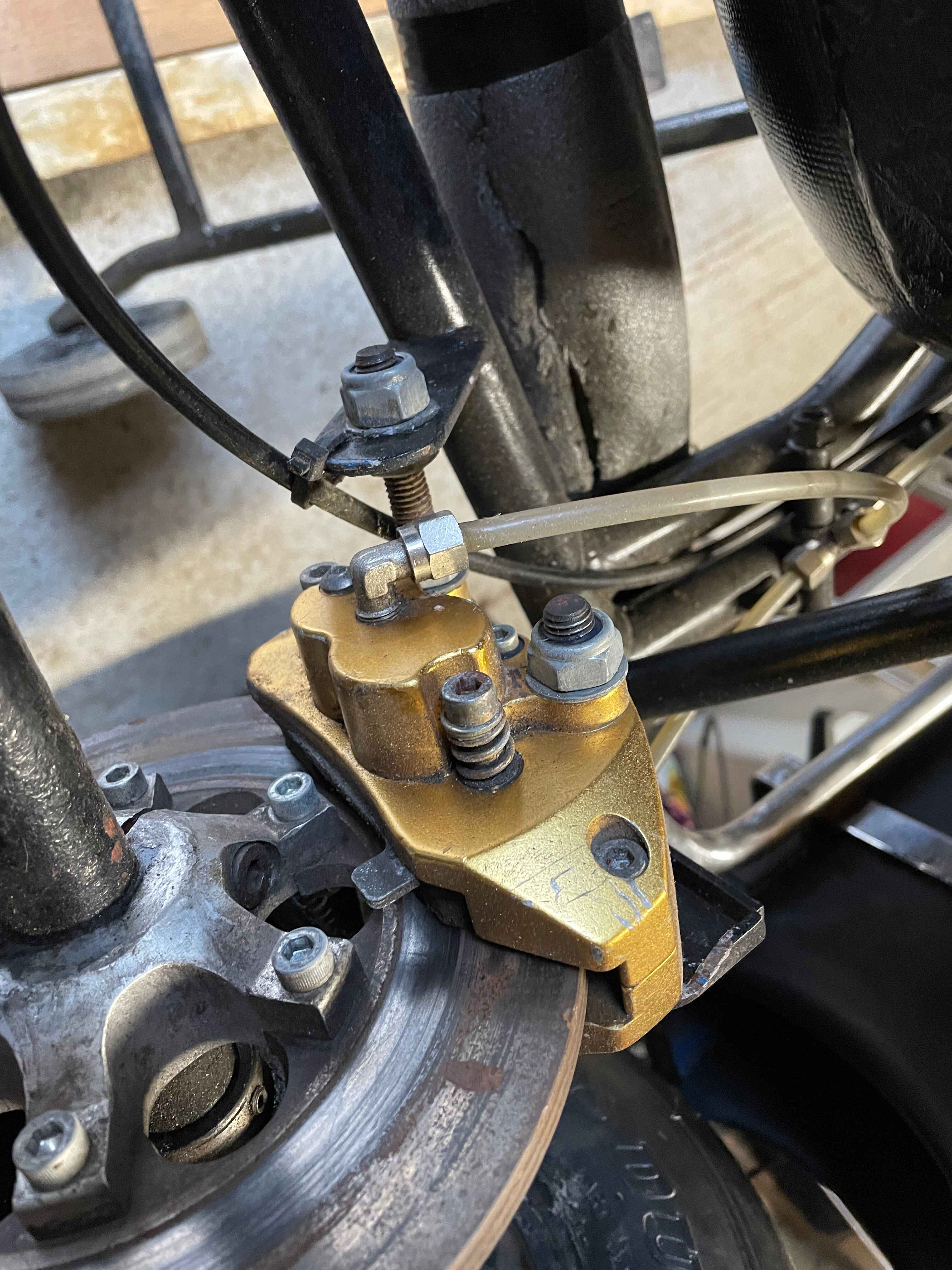 Brake Lines full of air new to karting Maintenance, Repair