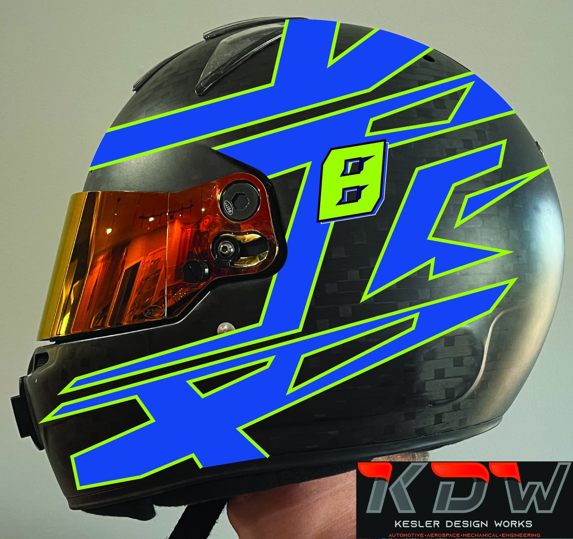 Custom Helmet Sticker Kits KartPulse Presented by TBD