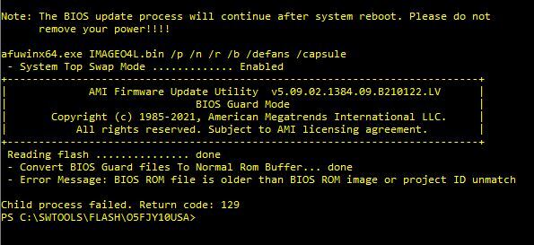 T7 34IMZ5 BIOS Update Failed with 7/15/21 BIOS UpdateEnglish Community