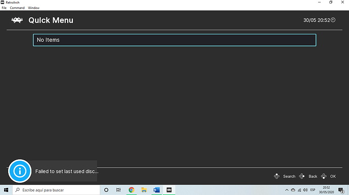 Psx roms Failed to load content / Failed to set last used disc