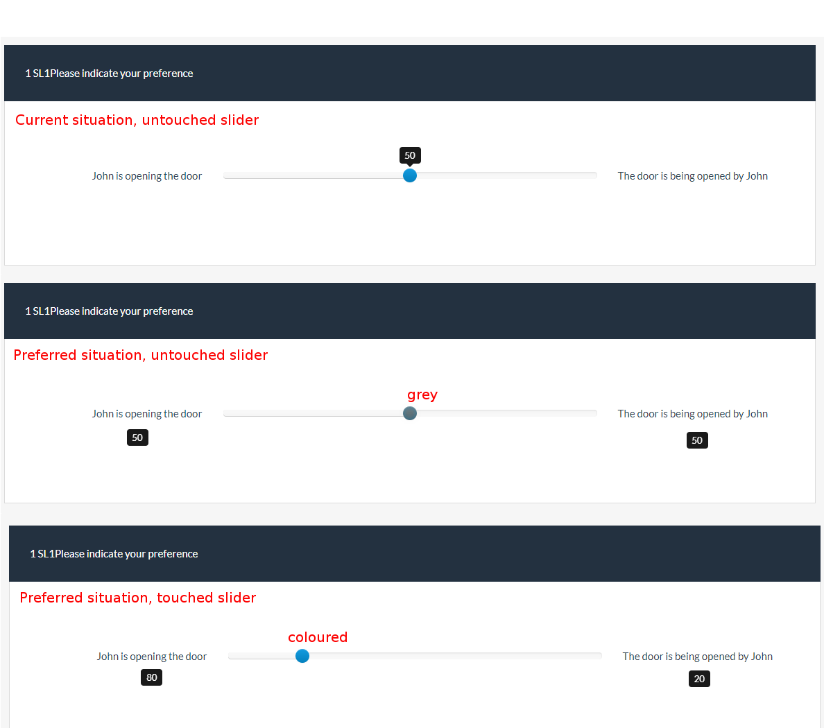 Using the slider for a preference question LimeSurvey forums