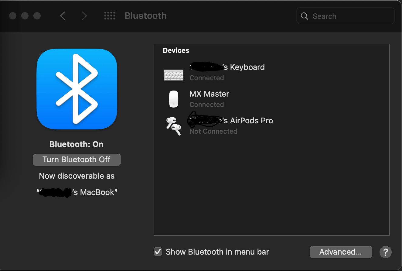 Big Sur Beta bluetooth keyboard and mouse connected but not working