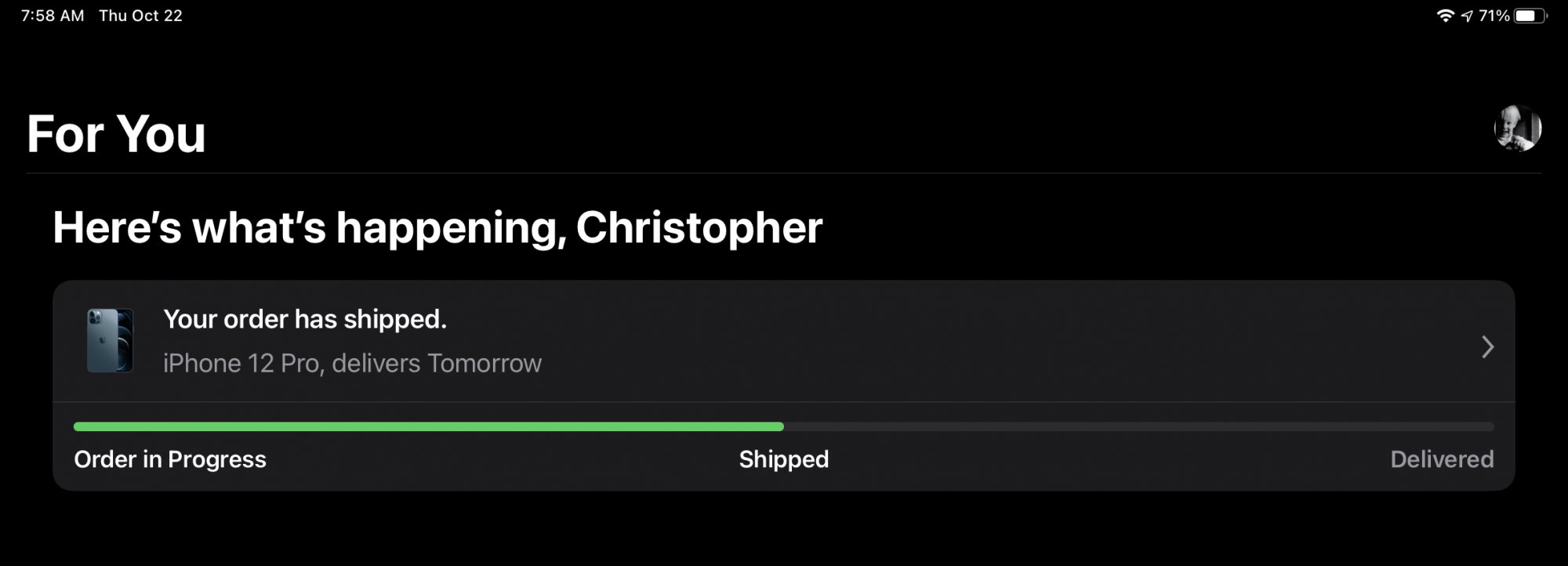 iPhone 12/Pro/Max/Mini PreOrder/Order Status