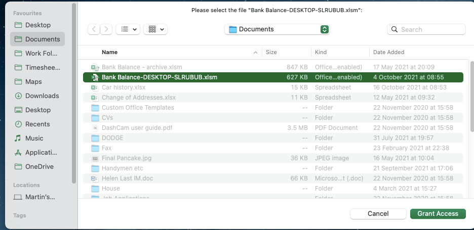 What is this?? Why do I now have to grant access to my files 