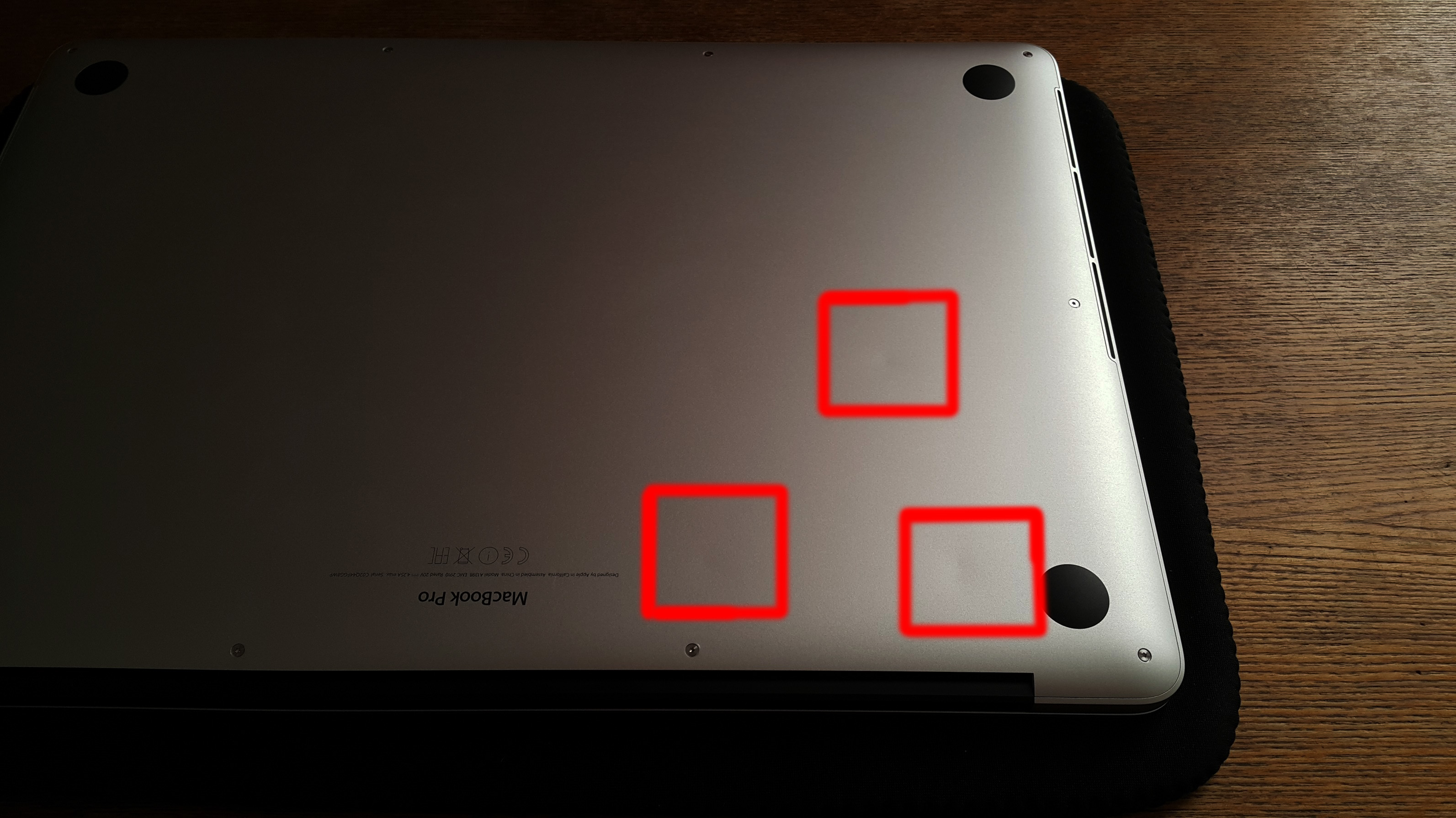 Dents on MacBook Pro 2015 bottom casing! MacRumors Forums
