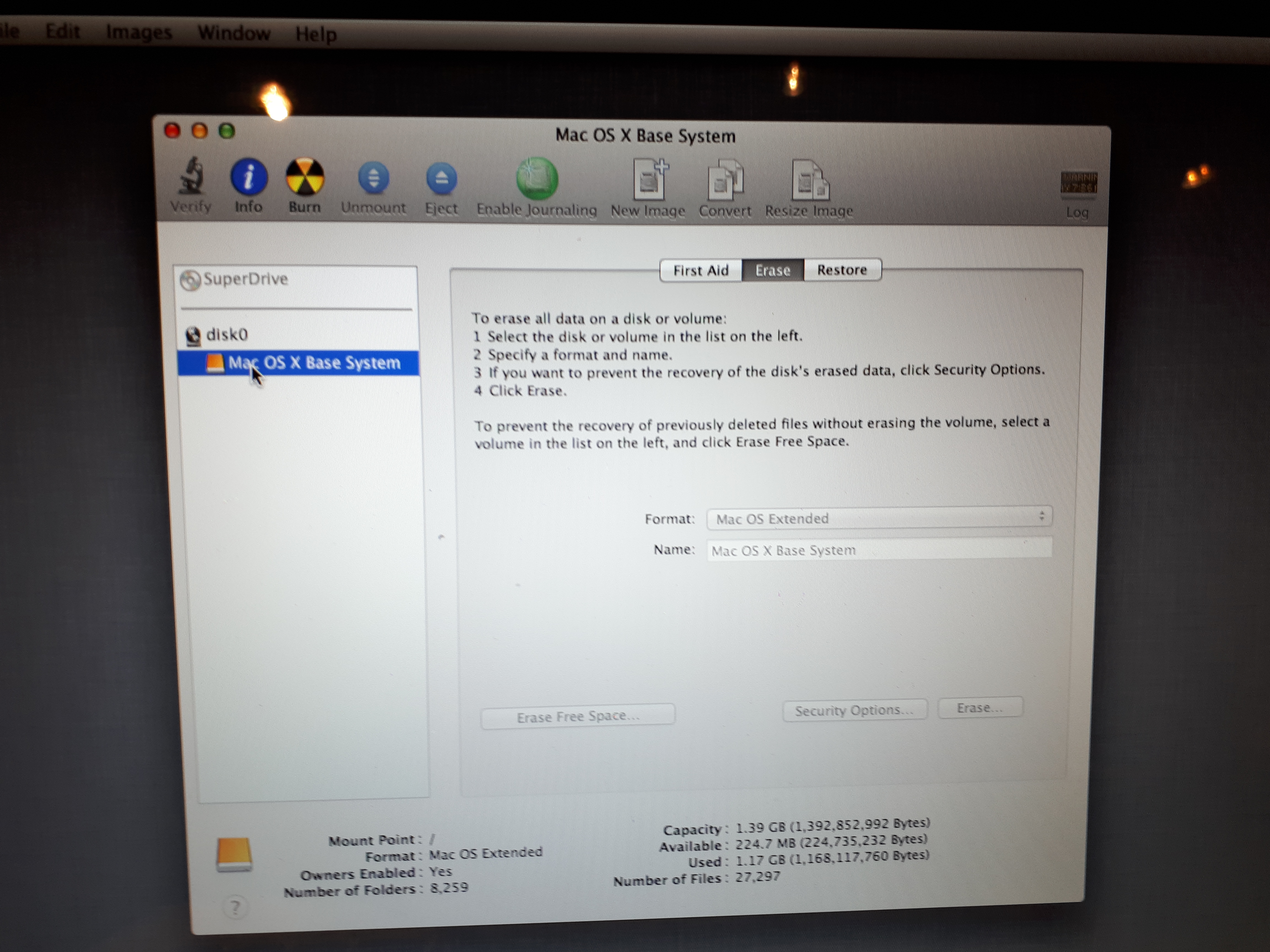 Os X Base System caliberbaby