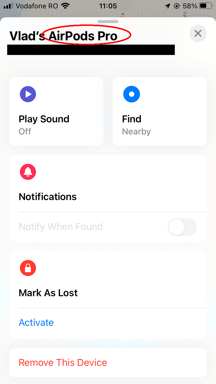 AirPods Pro 2 - no option for &ldquo;leave behind&rdquo; notification 