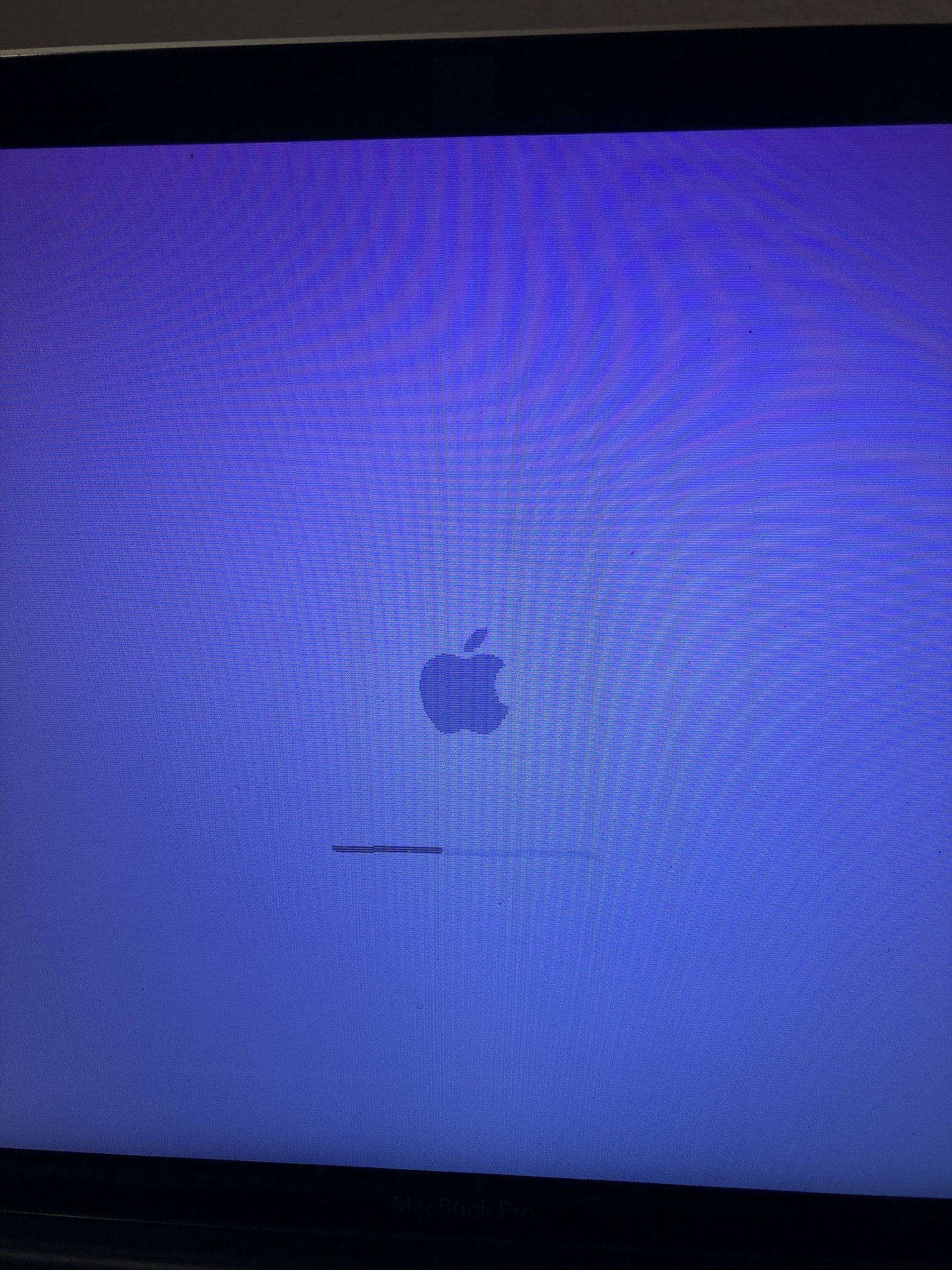 MacBook Pro early 2011, horizontal lines, stuck on grey screen