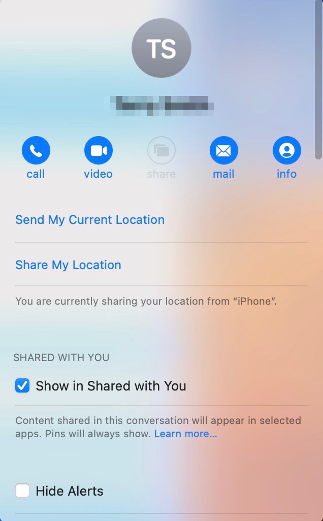 Per conversation iMessage read receipt checkbox not showing MacRumors