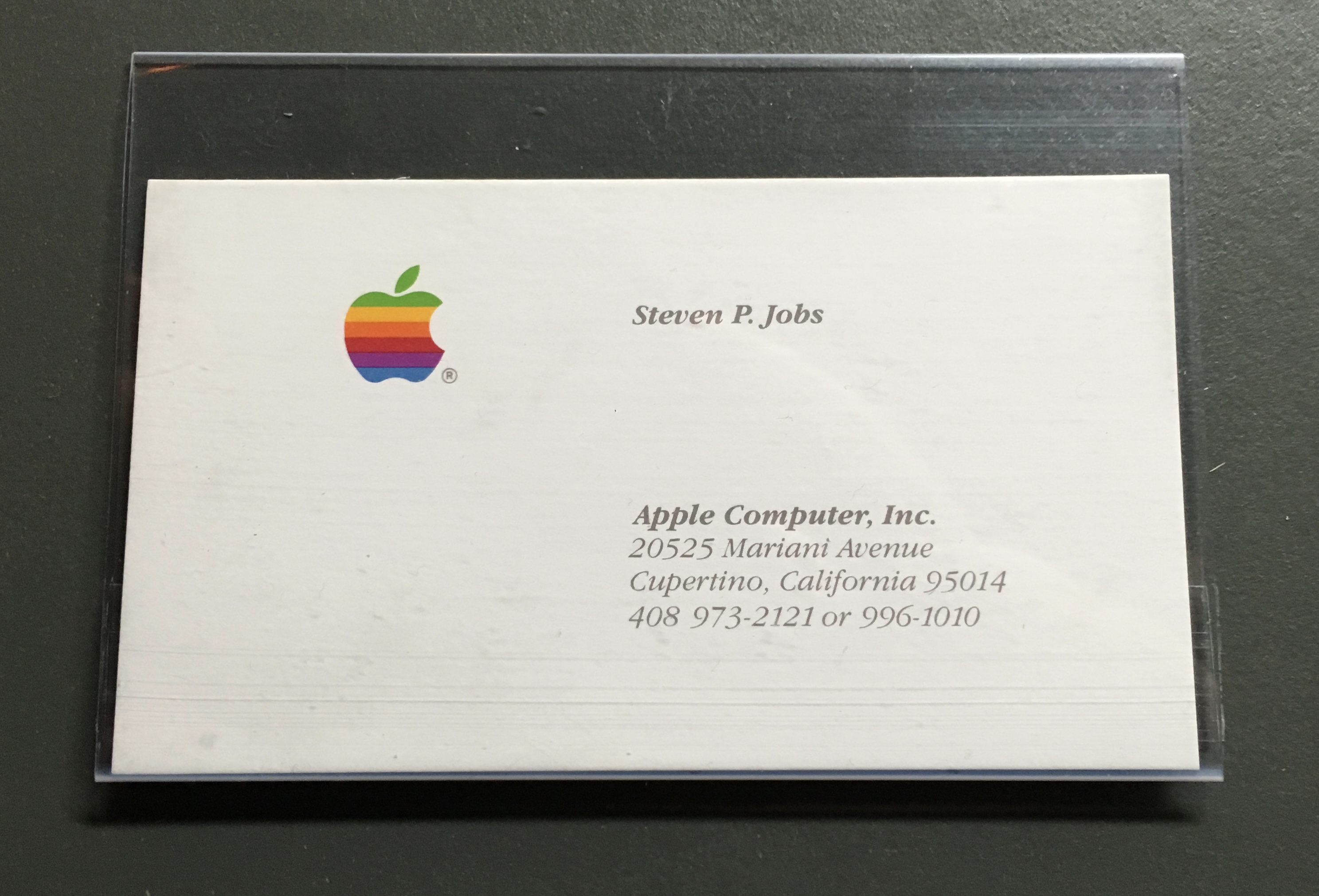 Someone Just Paid Over 6,000 for a Steve Jobs Business