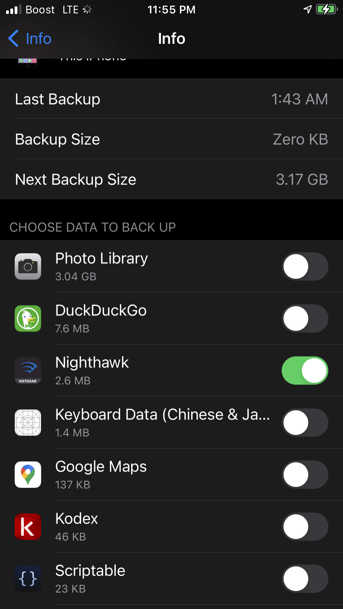 "Keyboard Data" item in iCloud backup. What is this? Page 2