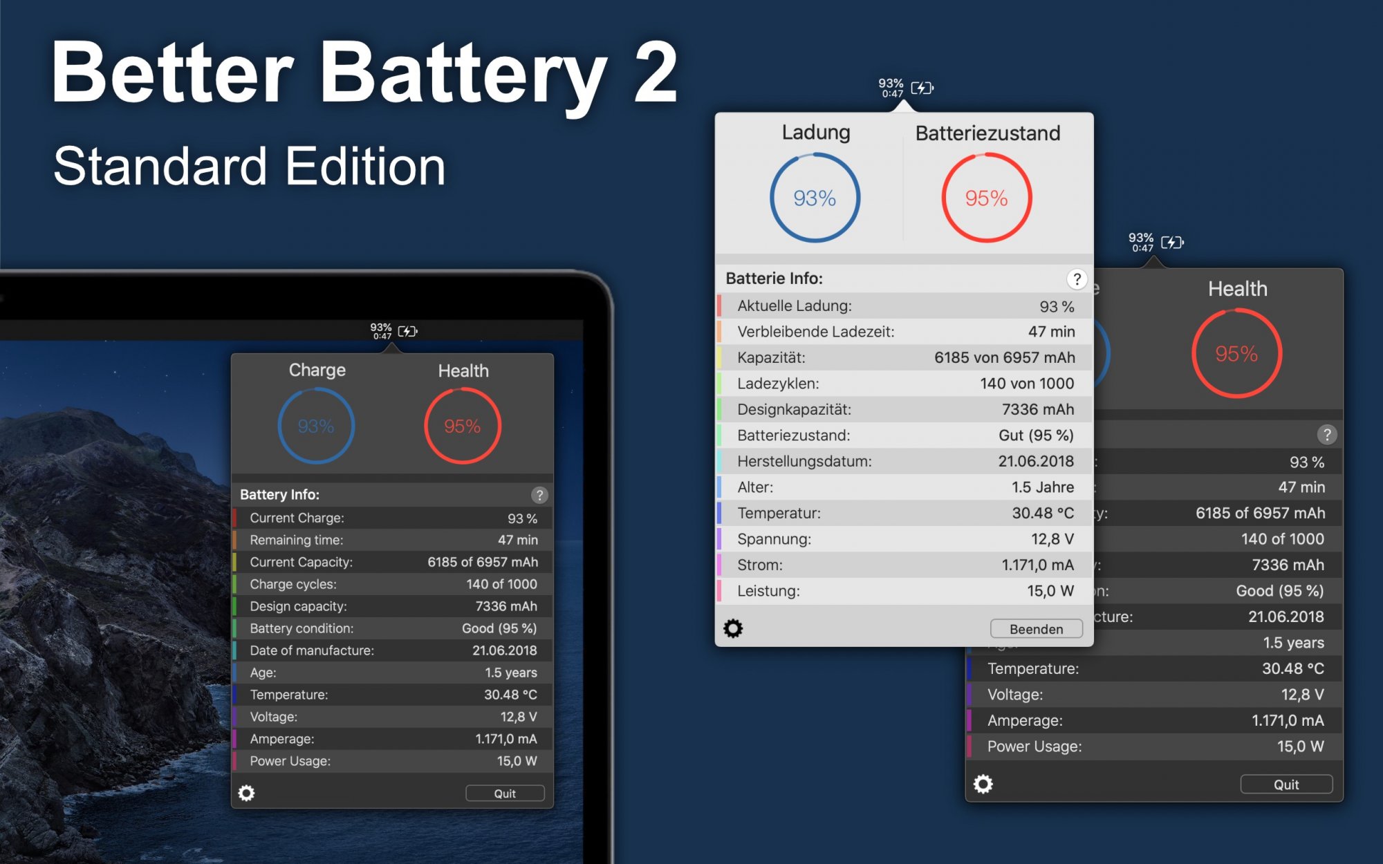 New Mac App Better Battery 2 Infos, stats & usage time MacRumors
