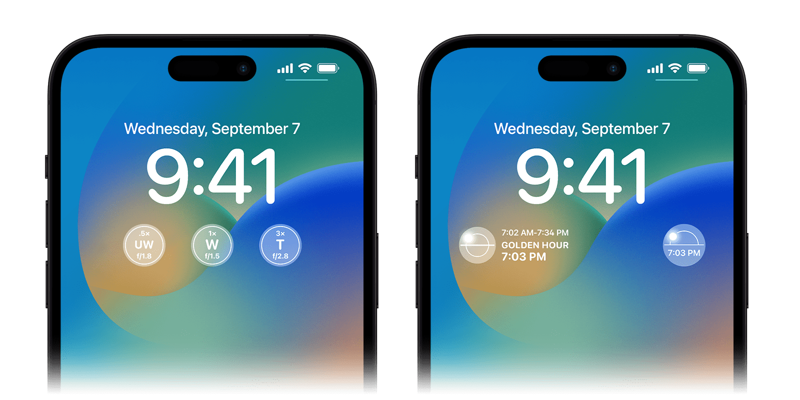 Camera M Version 6 Widgets for your Lock Screen & 48MP Capture for