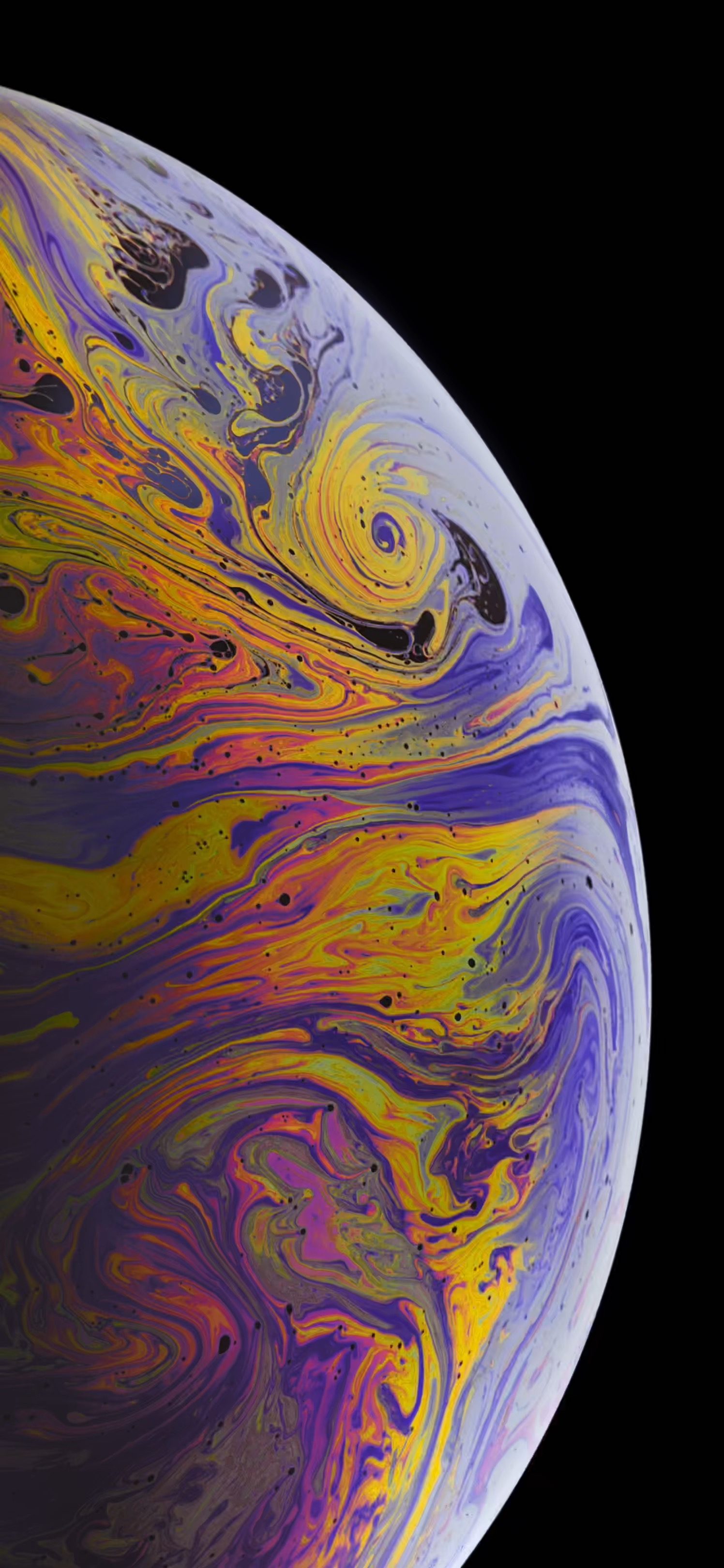 iPhone XS bubble wallpaper post screenshot MacRumors Forums