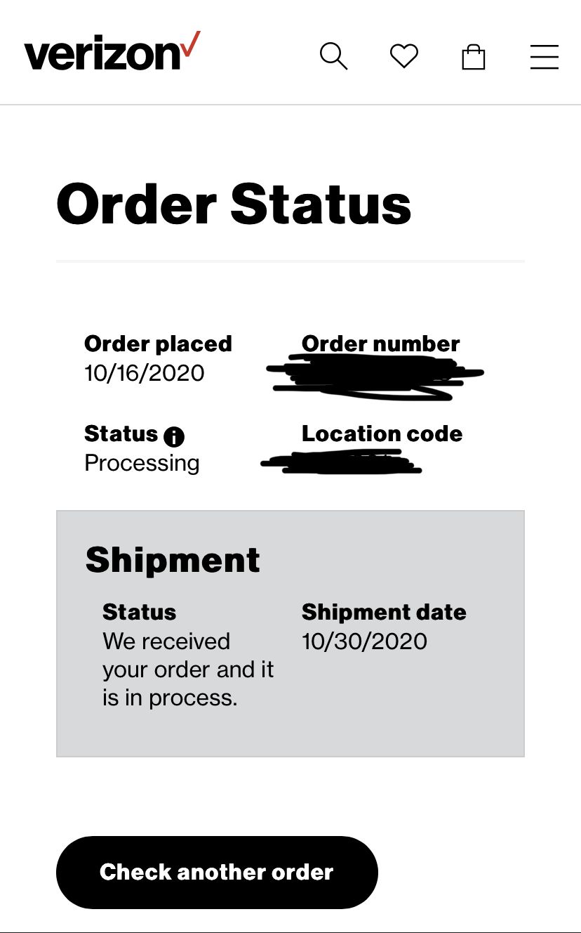 Verizon iPhone 12/12 Pro/Max/Mini PreOrder/Order Status/ Delivery