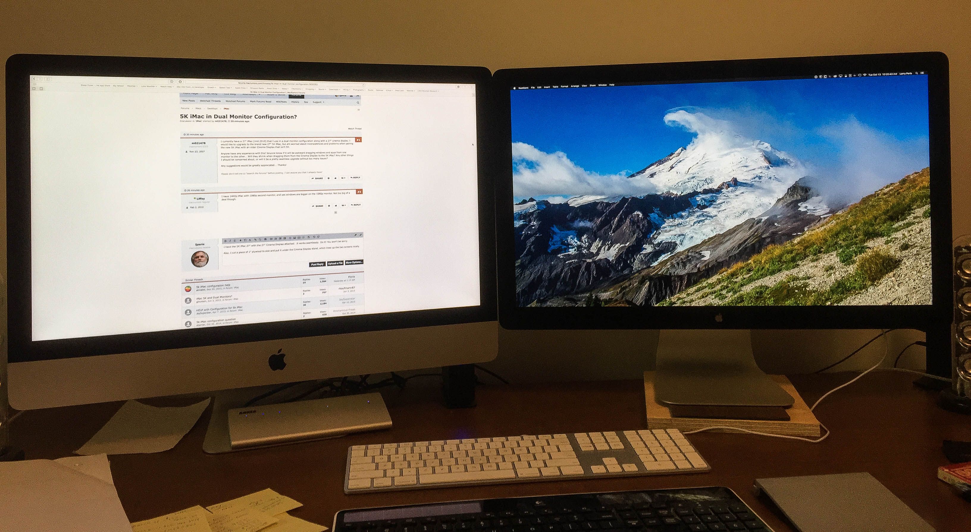 5K iMac in Dual Monitor Configuration? MacRumors Forums