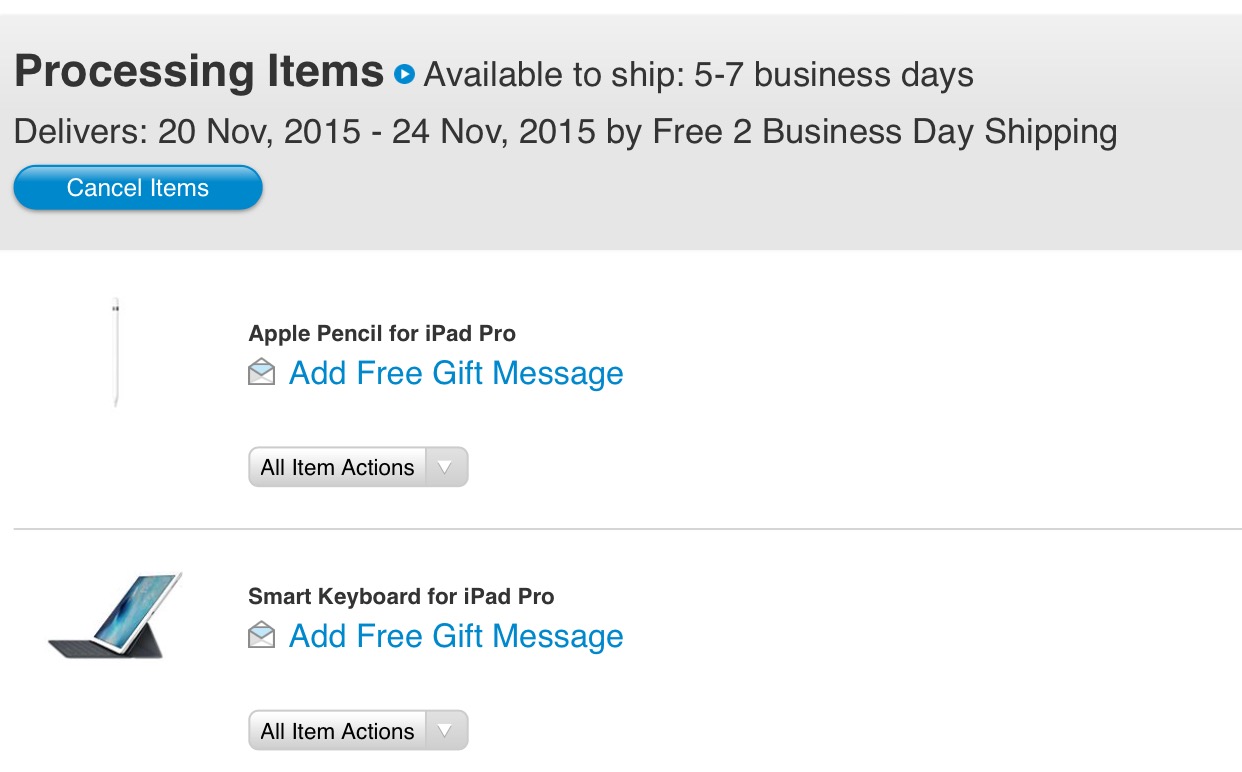 Apple Pencil Order Status Thread MacRumors Forums