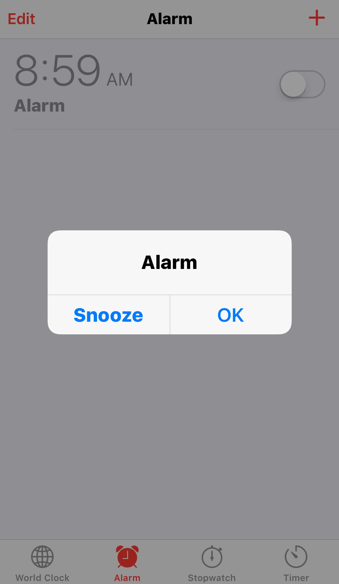 Why is the Snooze button so much bigger and more prominent than “Stop