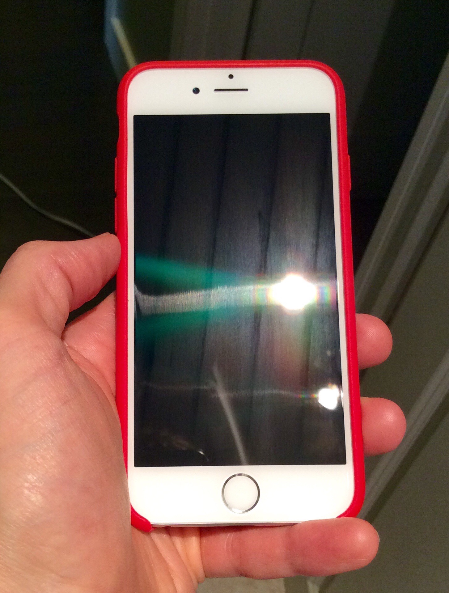 Are these 4 lines on my iPhone 6 screen normal? MacRumors Forums