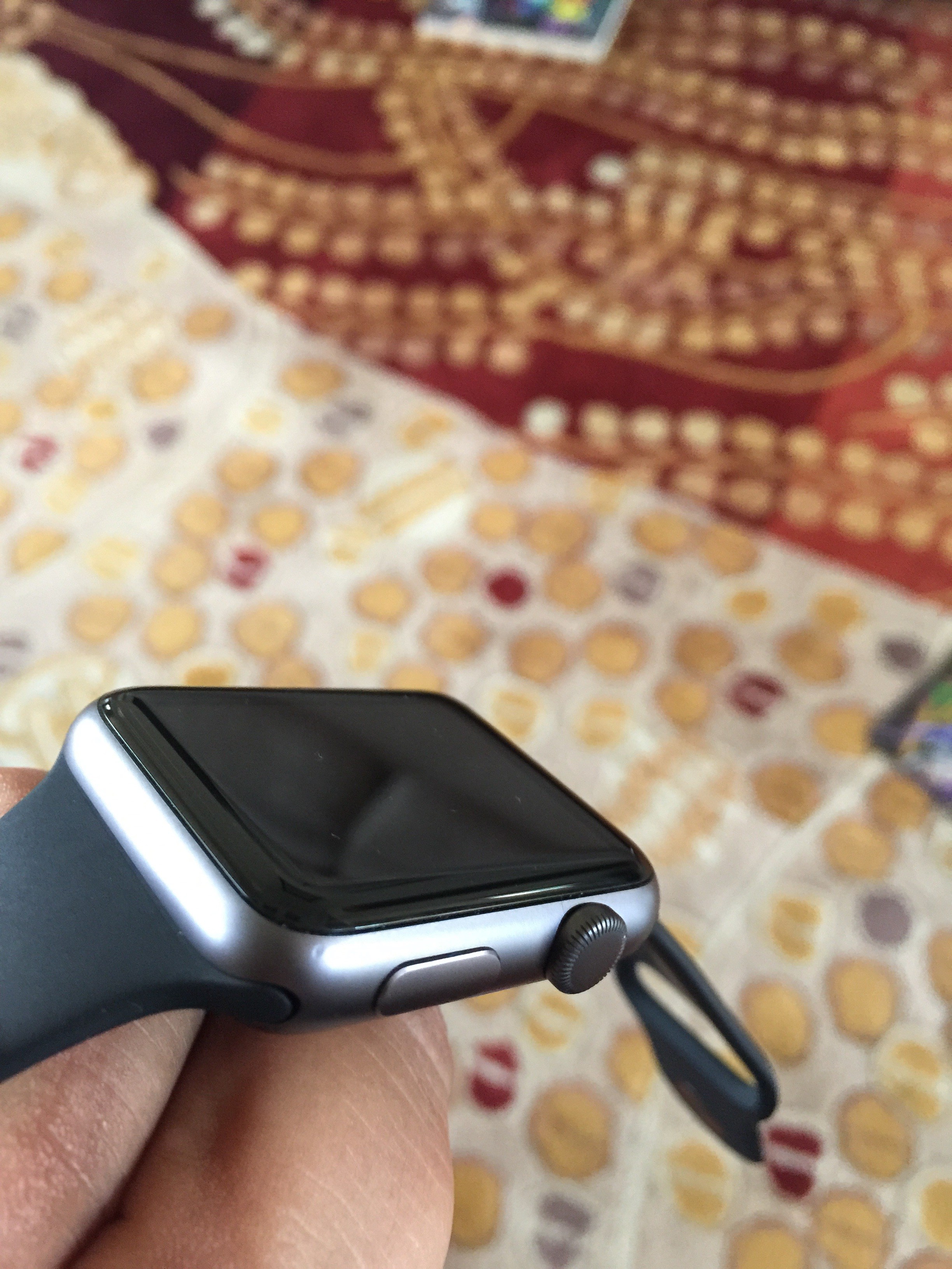 Ugh, got small dent/scruff when upon opening Apple Sport Watch