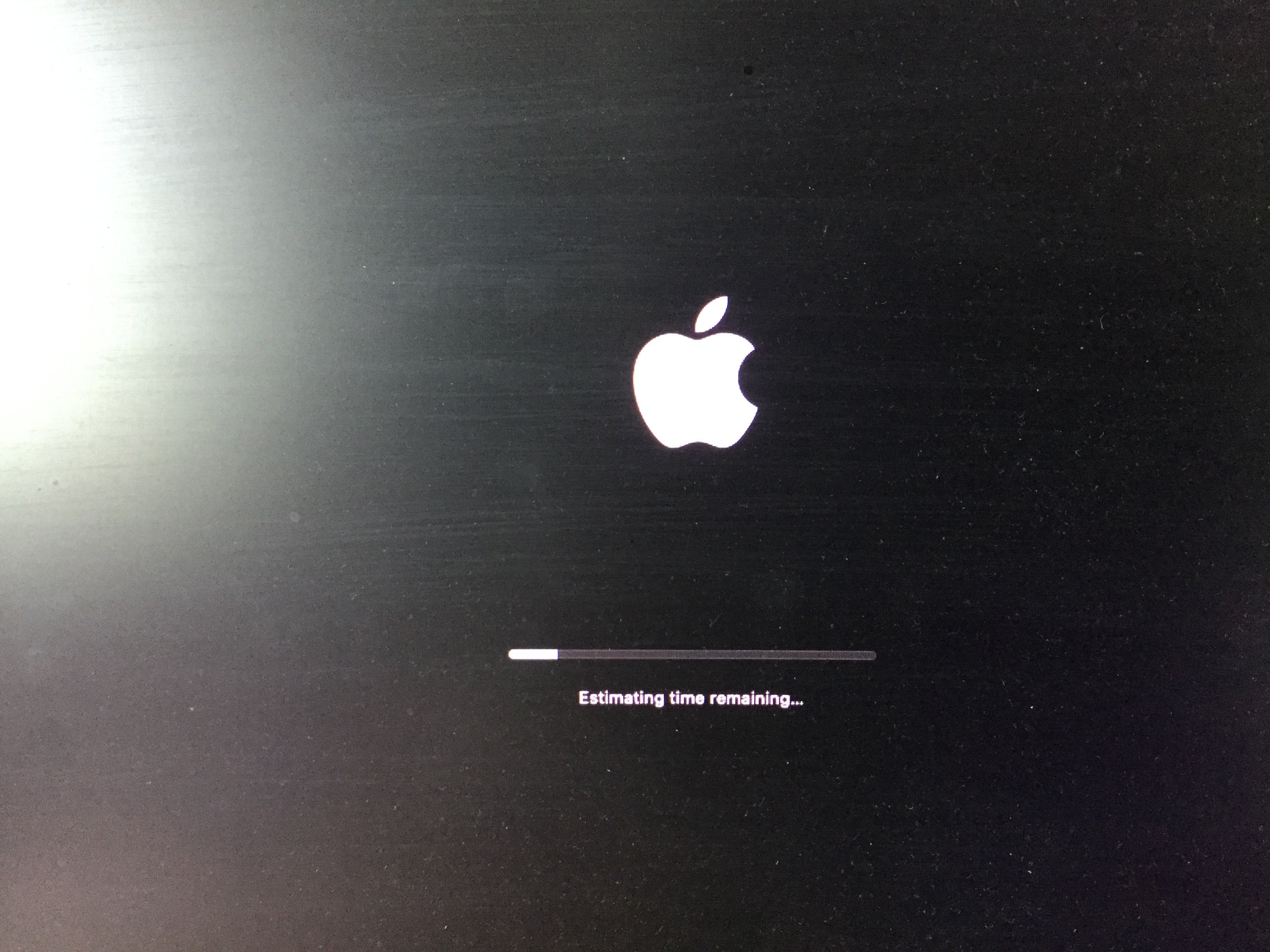 Catalina stuck on Estimating time remaining. For hours... MacRumors