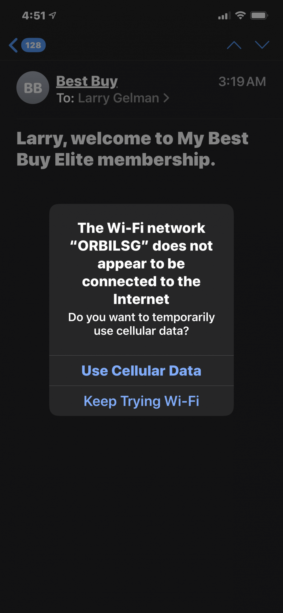 Iphone XsMax cant connect to home network. Other devices can
