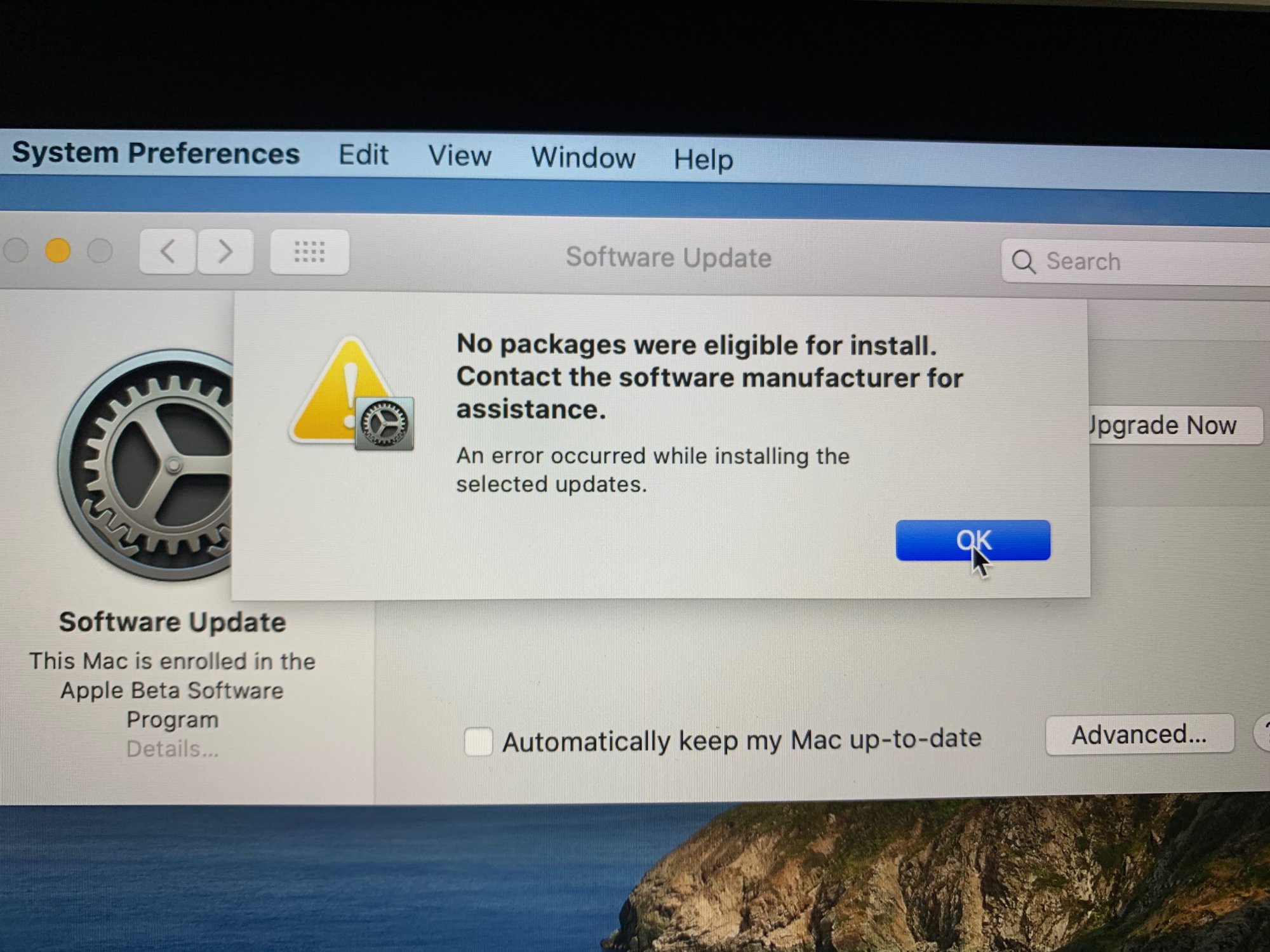 No packages were eligible for install MacBook Pro mid 2014 MacRumors