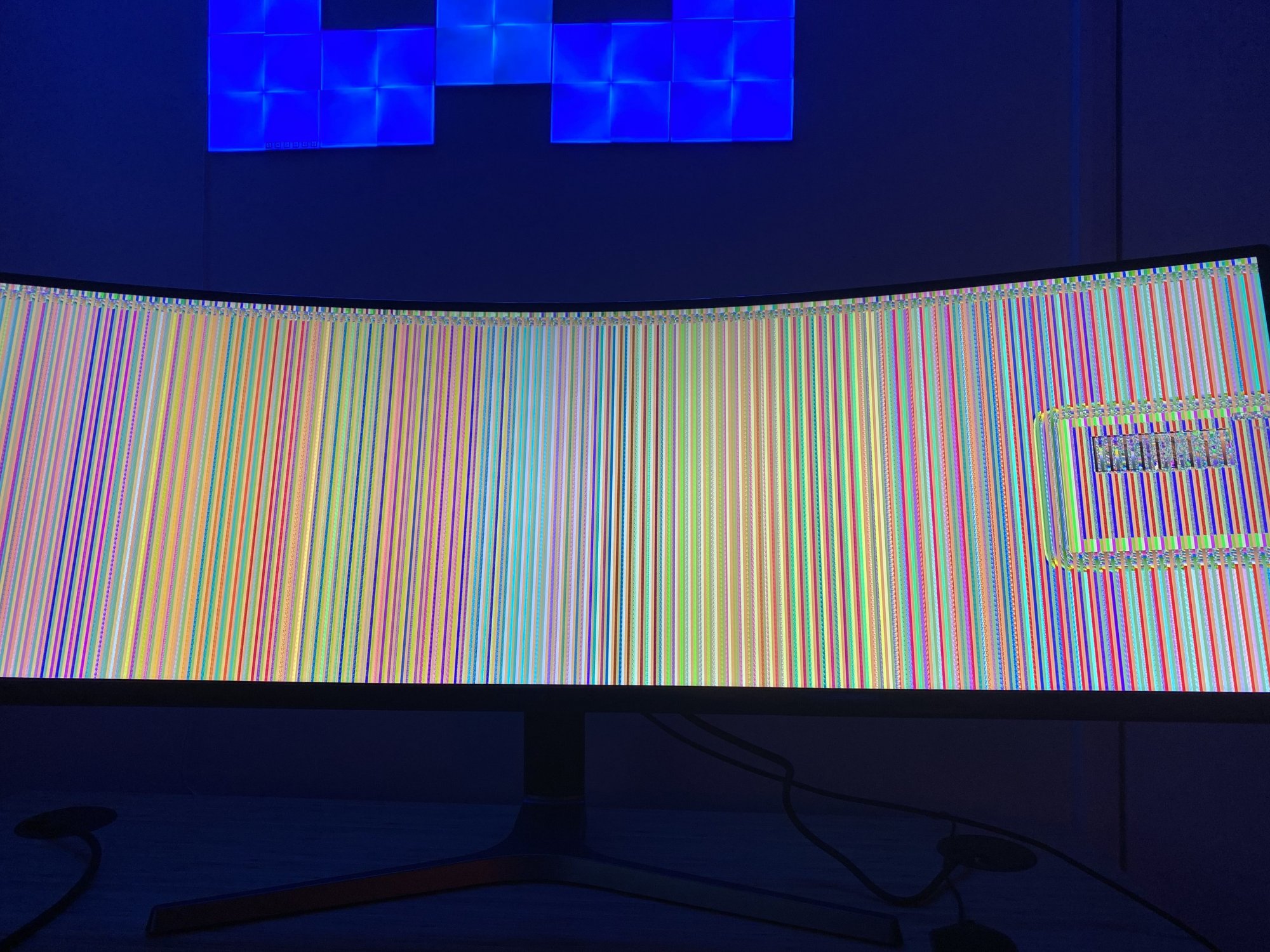 External display problems on 49inch Samsung C49RG90 UltraWide Garbled