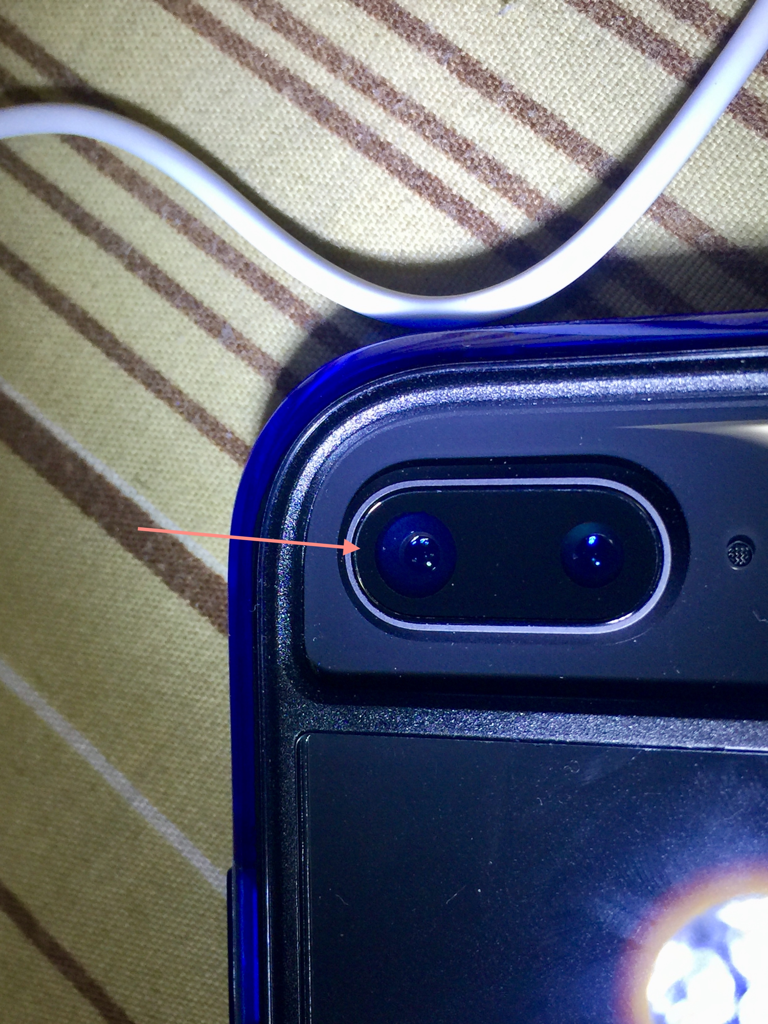 My 4 days old iPhone 8 Plus and dust inside camera lens without reason