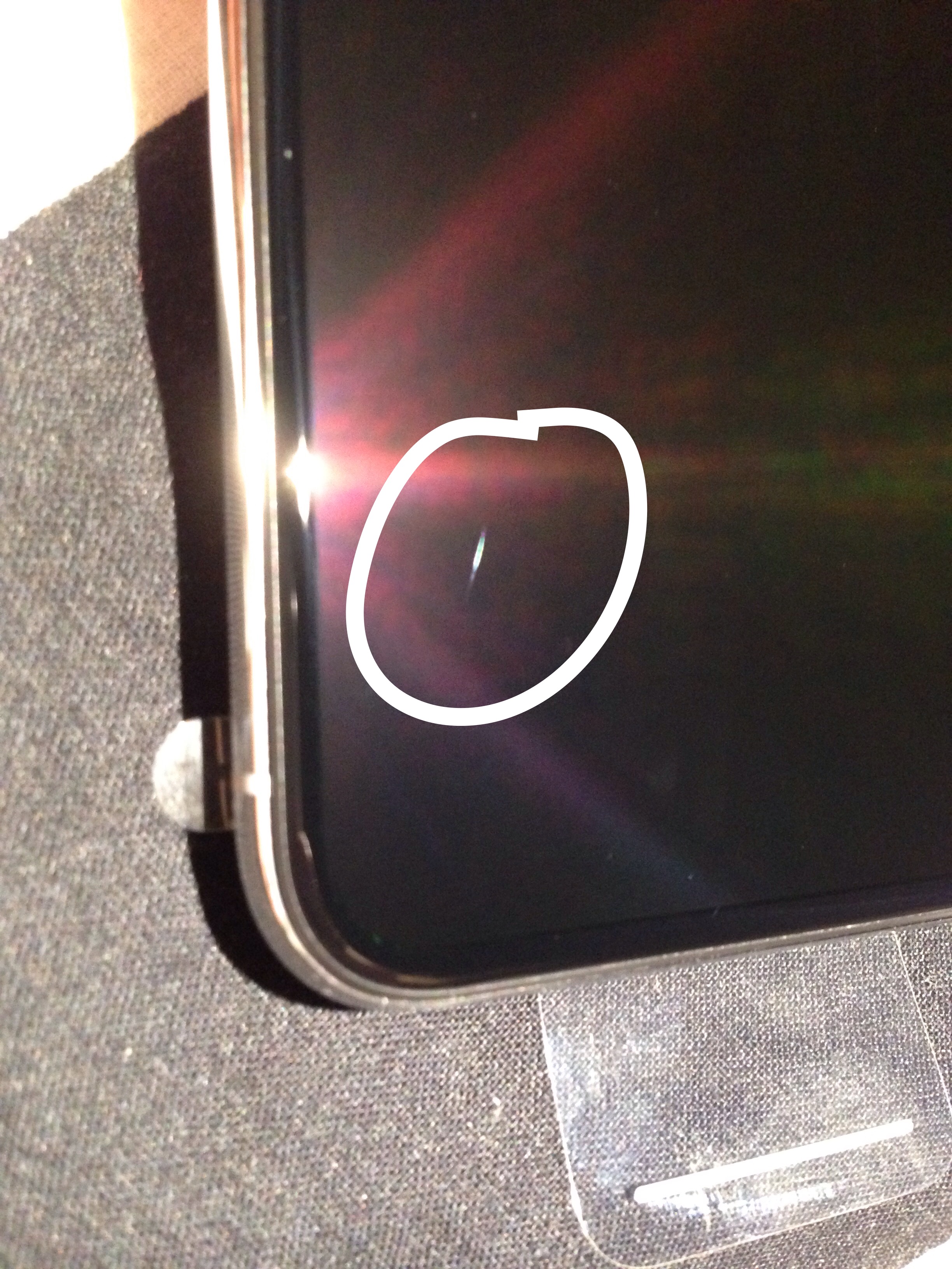 Hairline scratches all over screen of brand new iPhone X MacRumors Forums