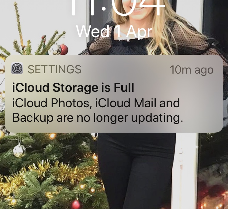 How to get rid of "iCloud storage is full" on lockscreen? MacRumors