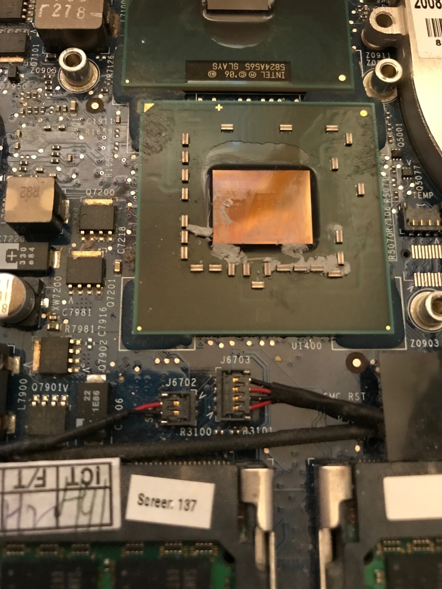 Replacing the CPU thermal paste on a MB 2008? MacRumors Forums