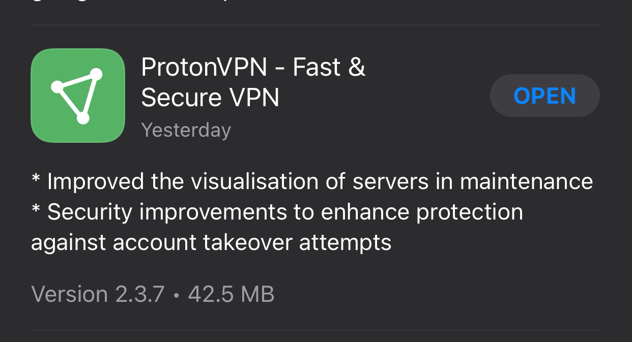 VPN App Claims Apple Intentionally Blocking App Store Updates Amid