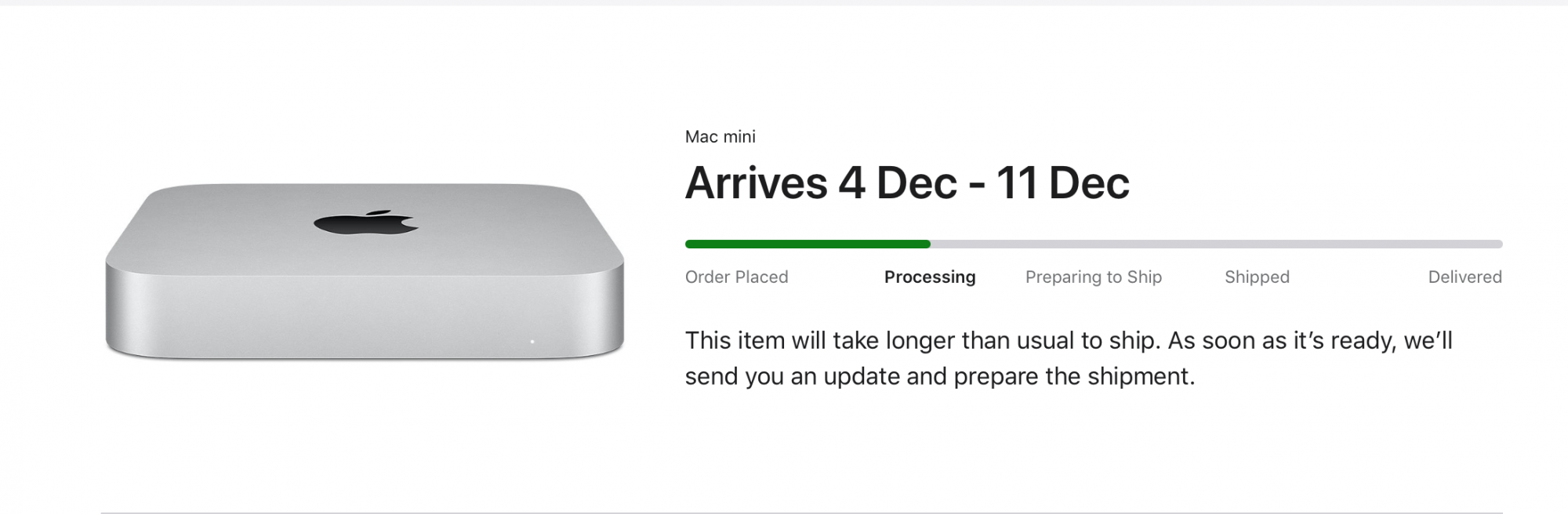 Apple Silicon MacBook Air/Pro Mac mini Order Status Thread MacRumors