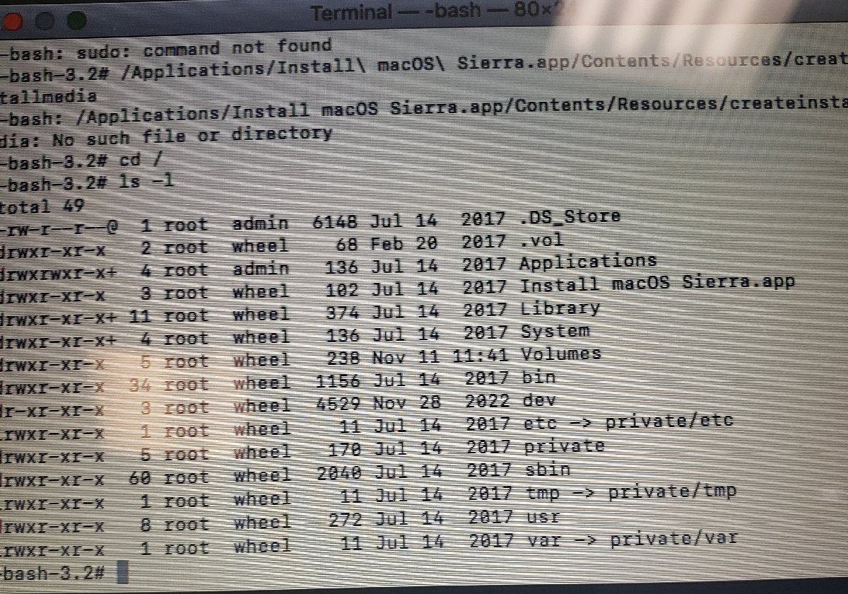 Mac AirBook A1466 EMC3178 The Installer Information On The Recovery
