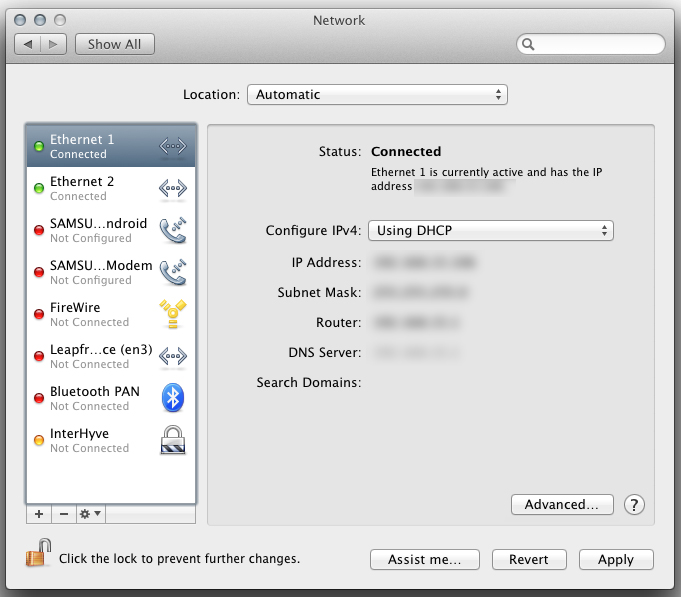 Manually switching between two connections? MacRumors Forums