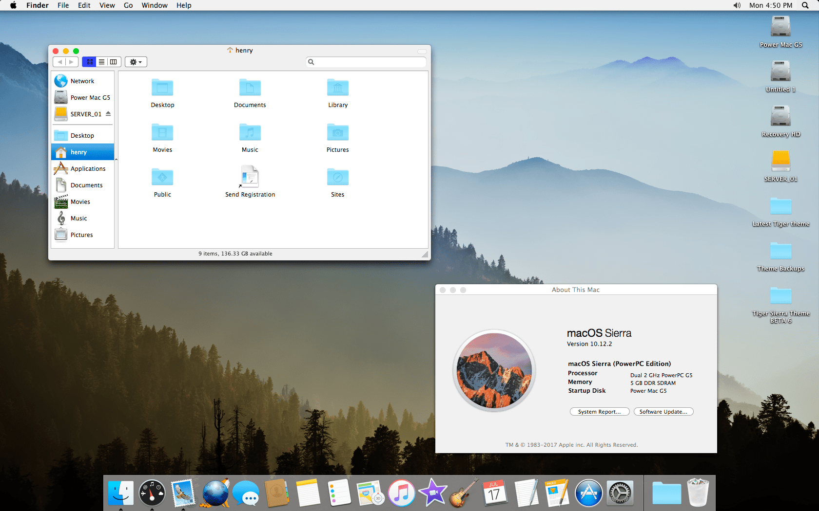 macOS Sierra Theme for OS X Tiger MacRumors Forums
