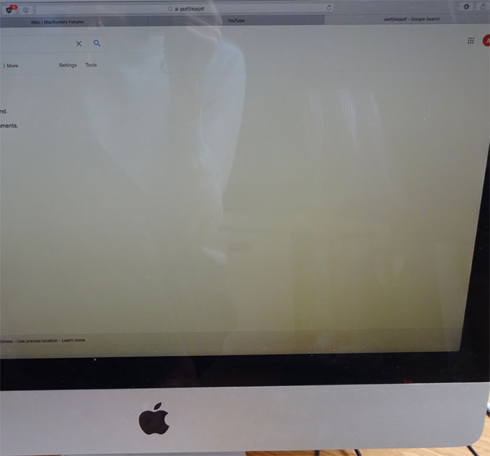 Orange tint/gradient on screen after reassembling an iMac MacRumors