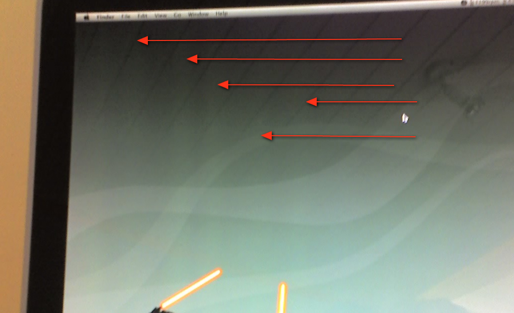 iMac Aluminum 20' vertical lines on screen (different from usual