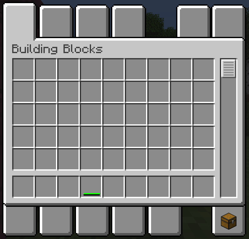 Minecraft Empty Inventory Wallpaper