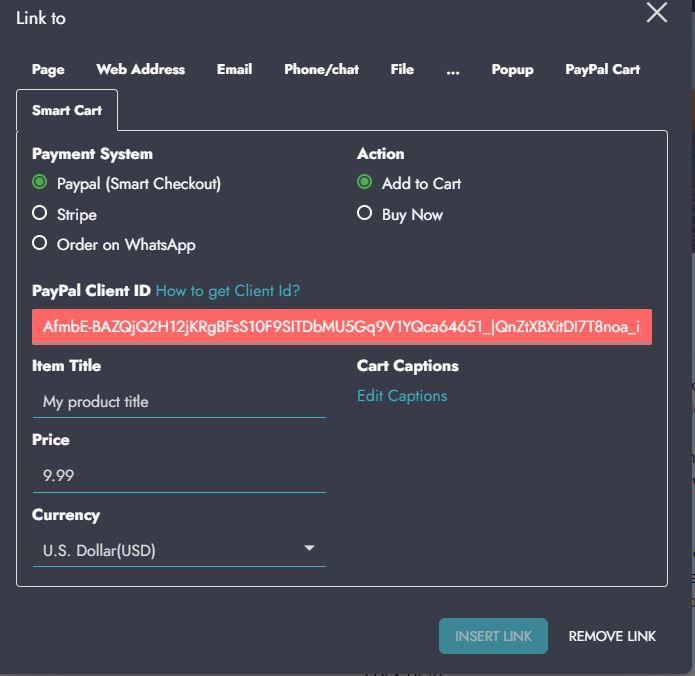 Paypal client ID Mobirise Forums