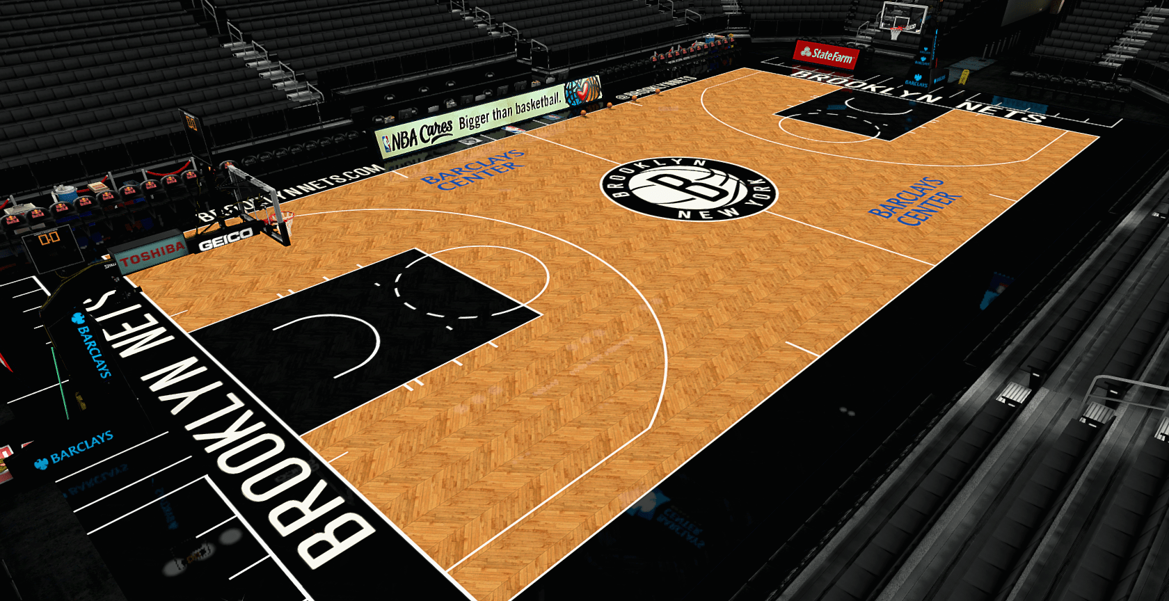 NLSC Forum • Downloads Brooklyn Nets 2014 Court (4096x4096)
