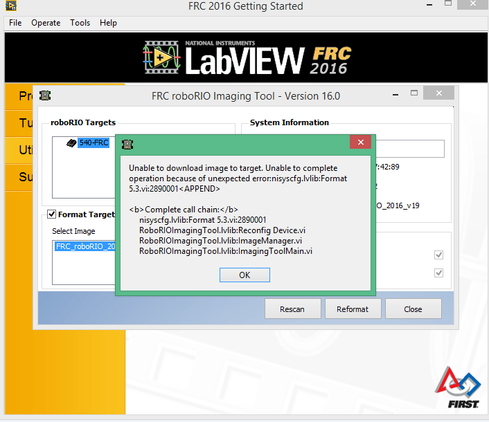 Solved: Recovering RoboRIO - NI Community
