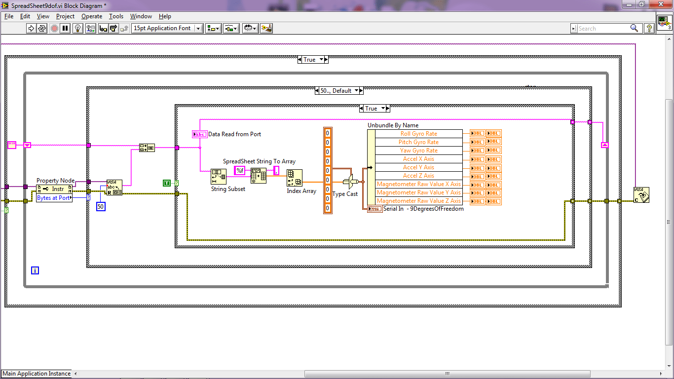 Calculate average Raw, Pitch, Yaw 9DOF Sensor NI Community
