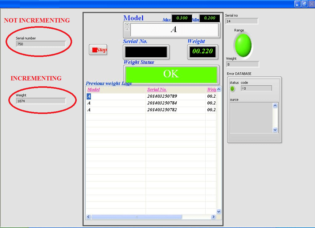 Problem in reading data from serial port continuously application