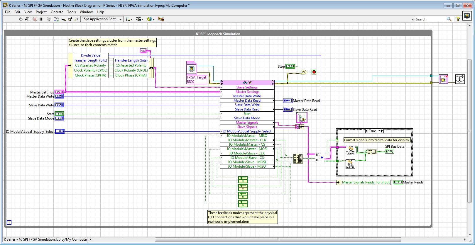 Solved R Series NI SPI FPGA NI SPI IP Example LabVIEW Crash NI