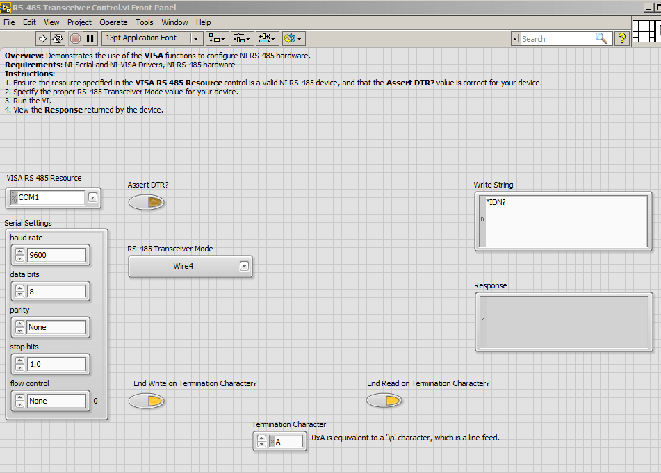 Solved MODBUS parameters for VFD communication to Labview NI Community