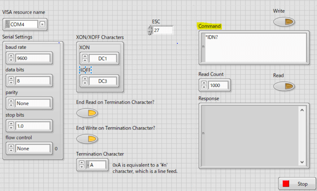 Solved Continuous Serial Write and Read NI Community