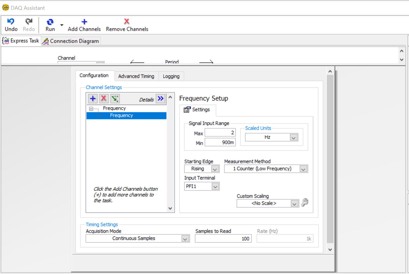 Measurement of frequency using NI-9401 and NI-cDAQ - NI Community