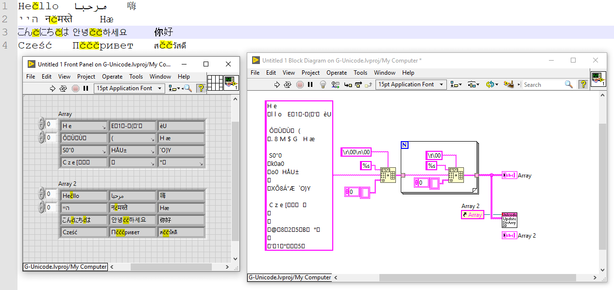 Labview Unicode, Boolean Text vs Boolean Caption NI Community